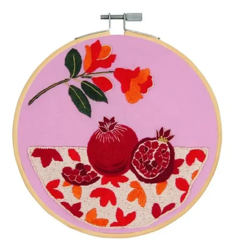 DMC Pomegranate Embroidery Kit