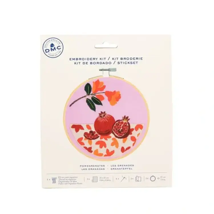 DMC Pomegranate Embroidery Kit