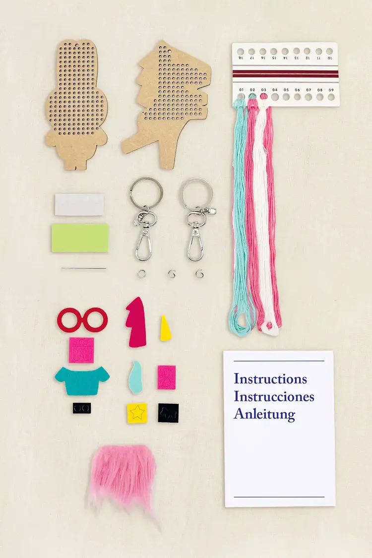 DMC Flip & Flap Cross Stitch Kit for Kids