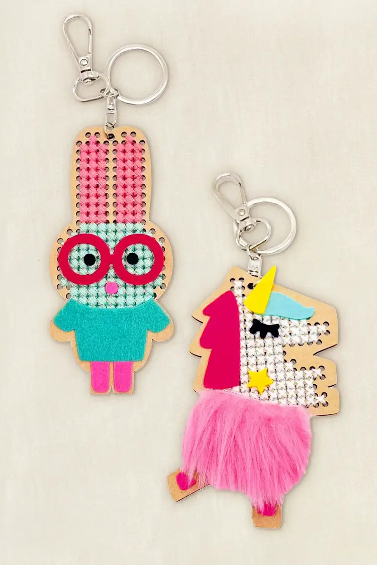 DMC Flip & Flap Cross Stitch Kit for Kids