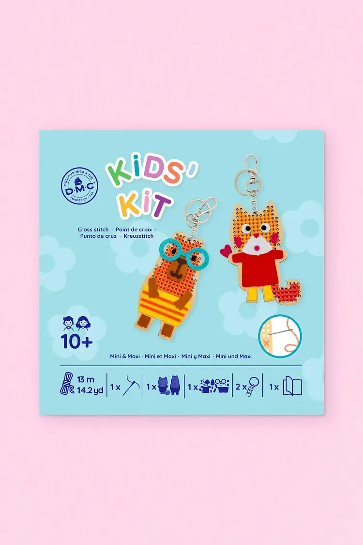 DMC MIni & Maxi Cross Stitch Kit for Kids