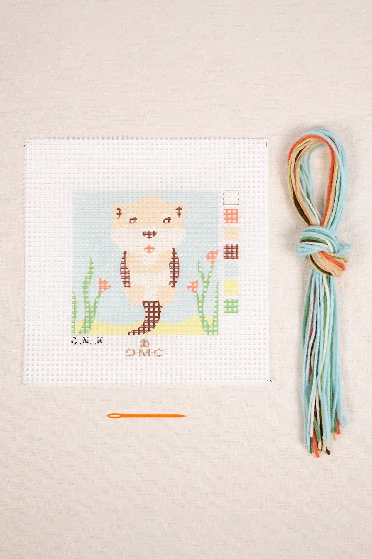 DMC Ollie the Otter Needlepoint Kit for Kids