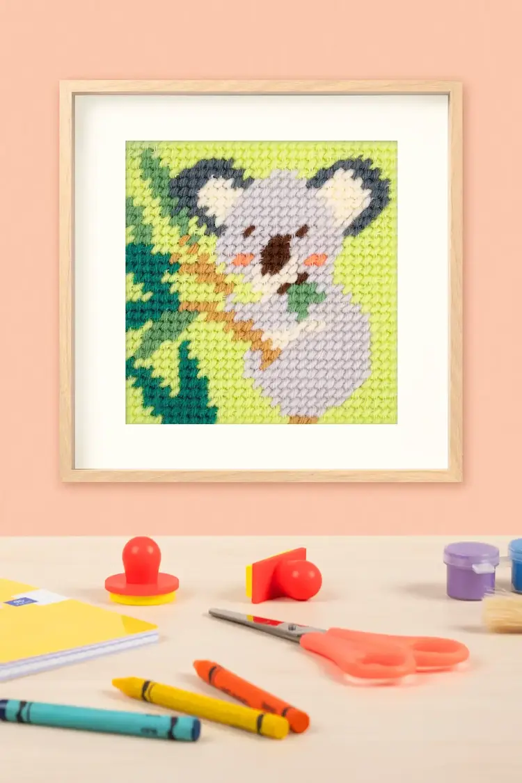 DMC Coco the Koala Needlepoint Kit for Kids