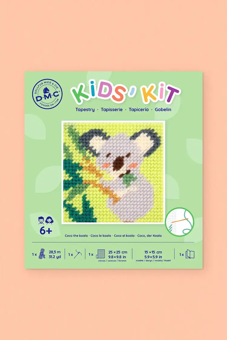 DMC Coco the Koala Needlepoint Kit for Kids