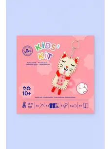DMC Matcha the Cat Felt Keyring Kit for Kids