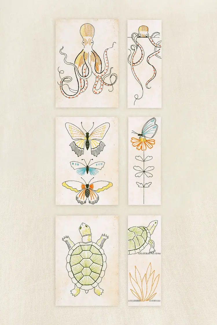 DMC Easy Embroidery Card Kit (Animals)