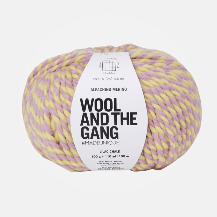 Wool and the Gang Alpachino Merino Twist | Lilac Chalk