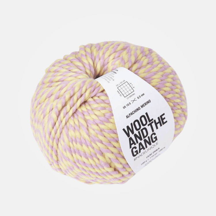 Wool and the Gang Alpachino Merino Twist | Lilac Chalk