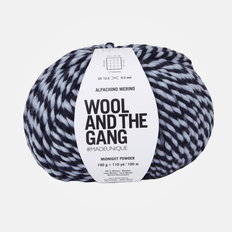 Wool and the Gang Alpachino Merino Twist | Midnight Powder