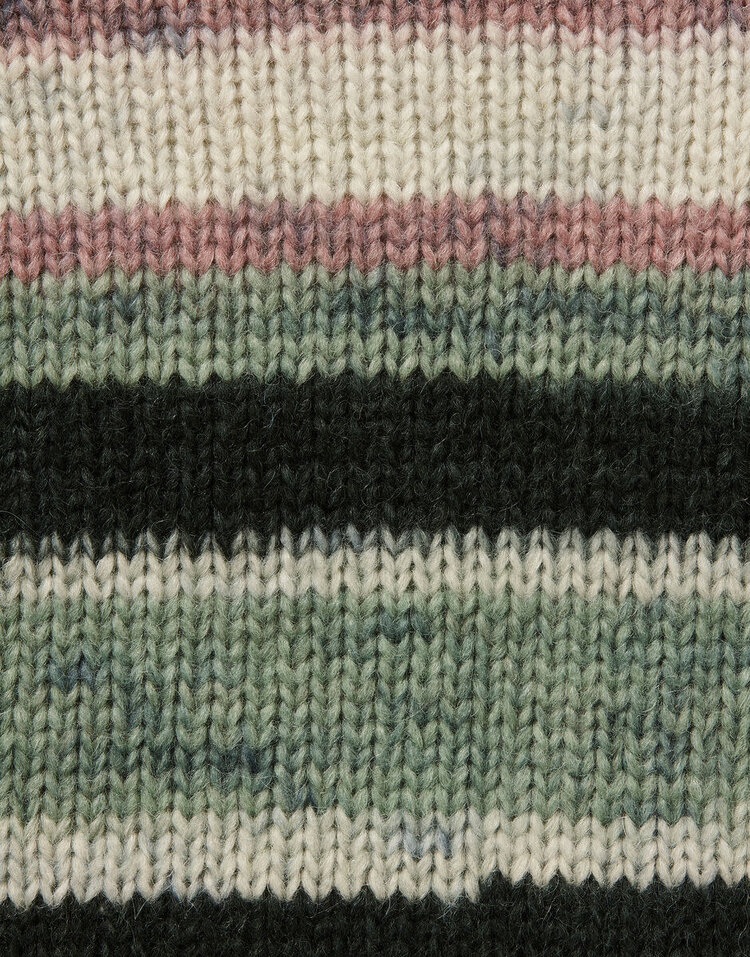 Wool and the Gang Feeling Good Stripe | Forest Green Stripe