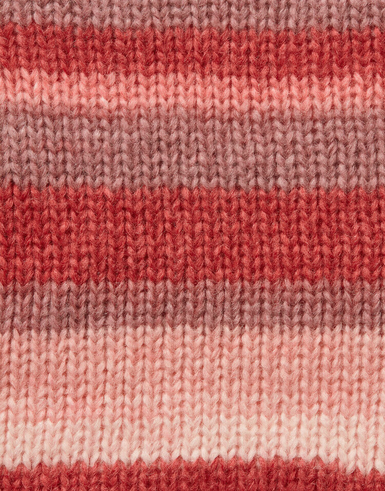 Wool and the Gang Feeling Good Stripe | Sugar Pink Stripe