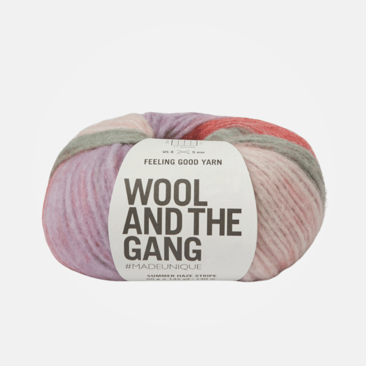 Wool and the Gang Feeling Good Stripe | Summer Haze Stripe
