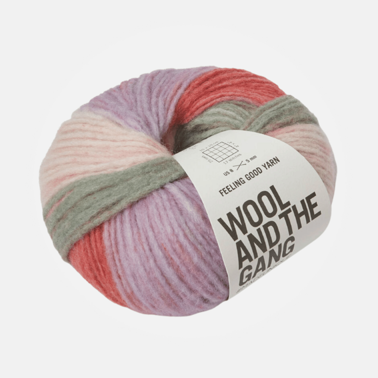 Wool and the Gang Feeling Good Stripe | Summer Haze Stripe