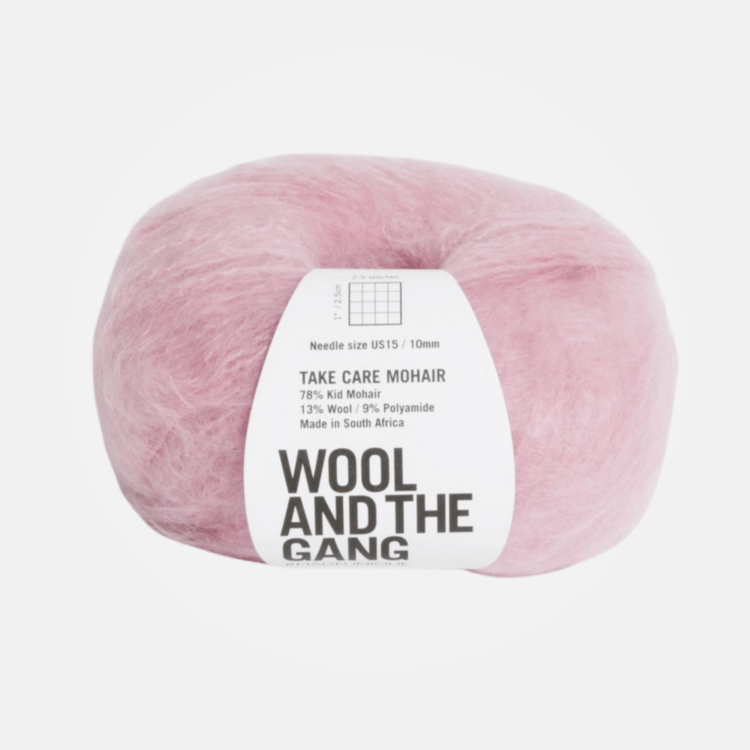 Wool and the Gang Take Care Mohair | Bubblegum Pink