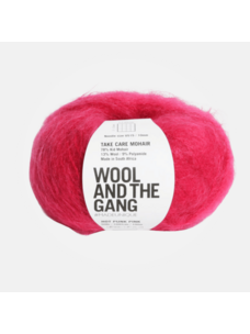 Wool and the Gang Take Care Mohair | Hot Punk Pink
