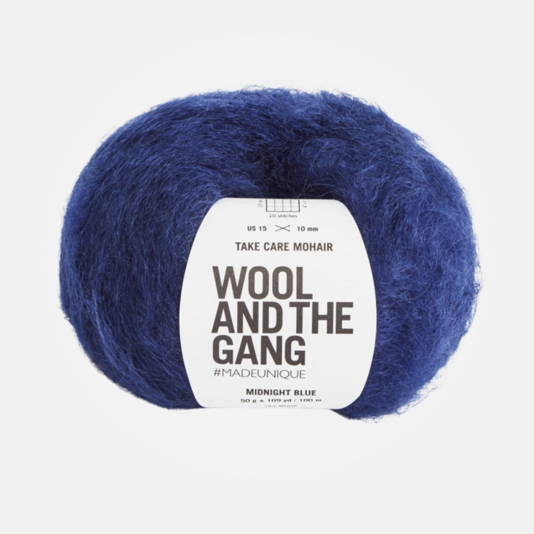Wool and the Gang Take Care Mohair | Midnight Blue