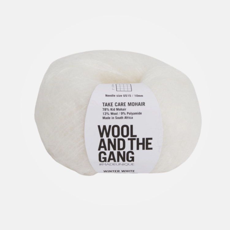 Wool and the Gang Take Care Mohair | Winter White