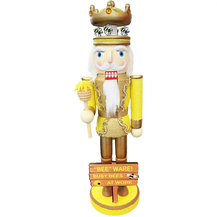 Santa’s Workshop Bee Ware of Bees Nutcracker