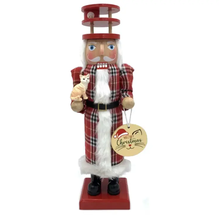 Santa’s Workshop Cat Lover Nutcracker