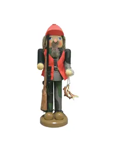 Santa’s Workshop Deer Hunter Nutcracker