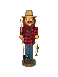 Santa’s Workshop Fisherman Nutcracker