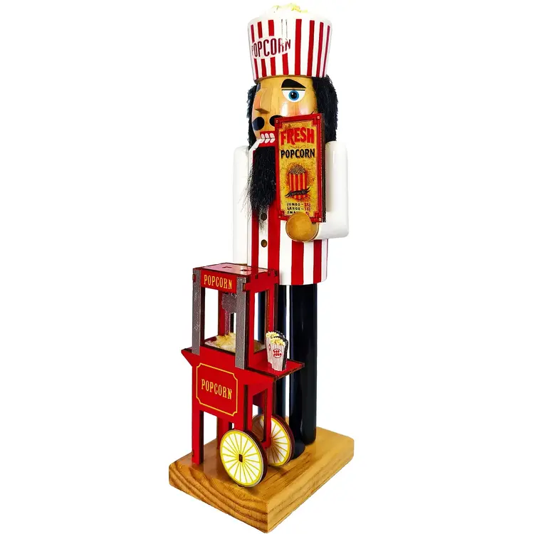 Santa’s Workshop Fresh Popcorn Nutcracker