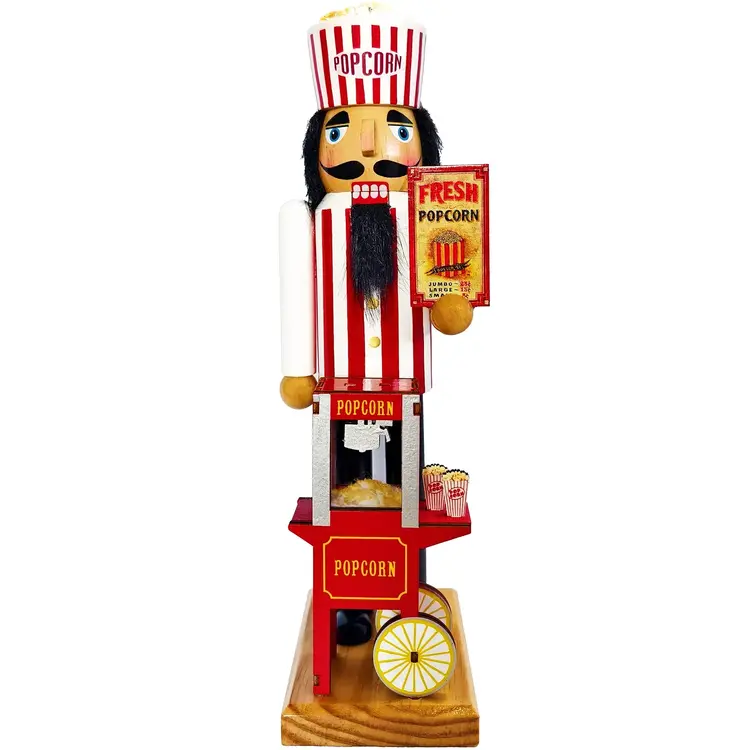 Santa’s Workshop Fresh Popcorn Nutcracker