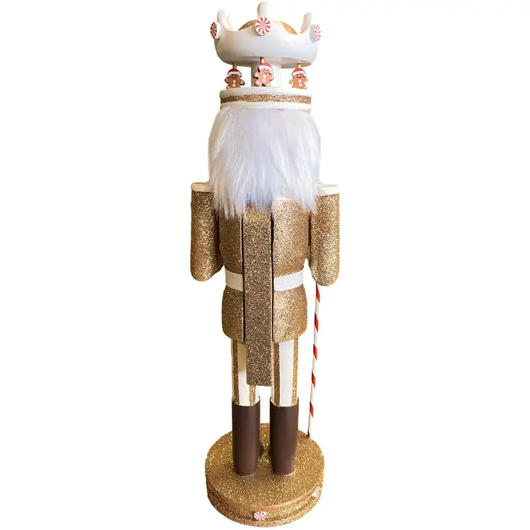 Santa’s Workshop Gingerbread King Nutcracker