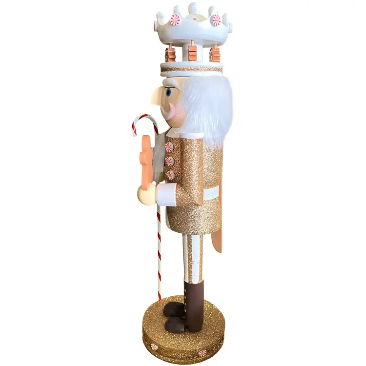Santa’s Workshop Gingerbread King Nutcracker