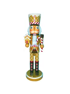 Santa’s Workshop Gingerbread Soldier Nutcracker