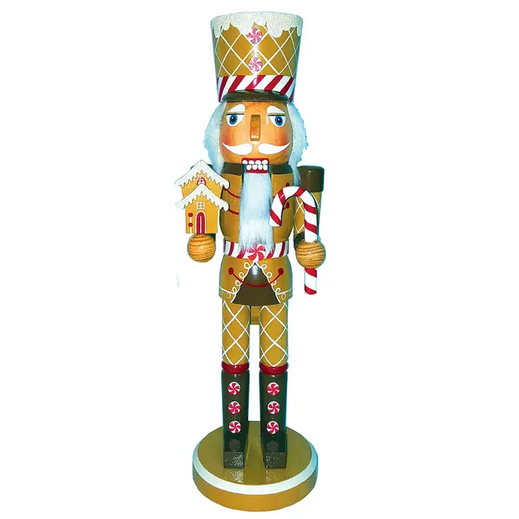 Santa’s Workshop Gingerbread Soldier Nutcracker