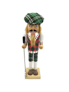 Santa’s Workshop Golfer Nutcracker