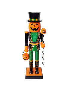 Santa’s Workshop Jack 'O Lantern Nutcracker