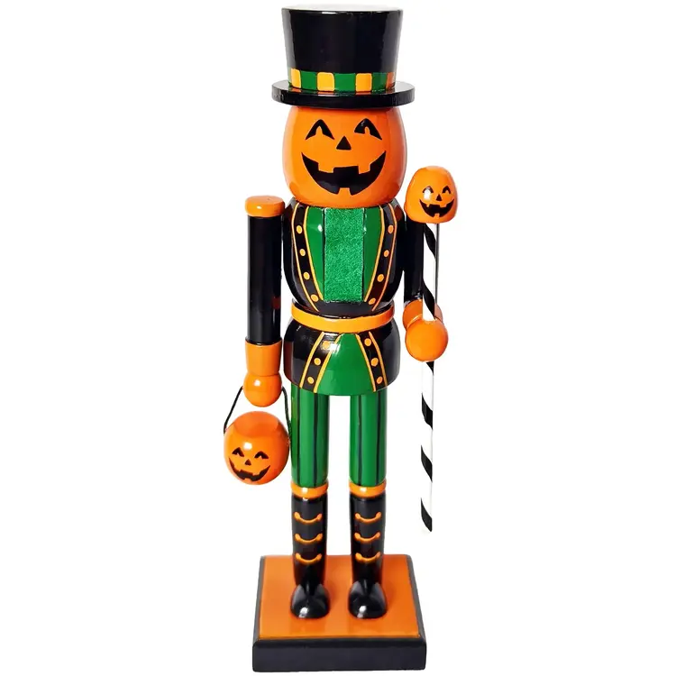Santa’s Workshop Jack 'O Lantern Nutcracker