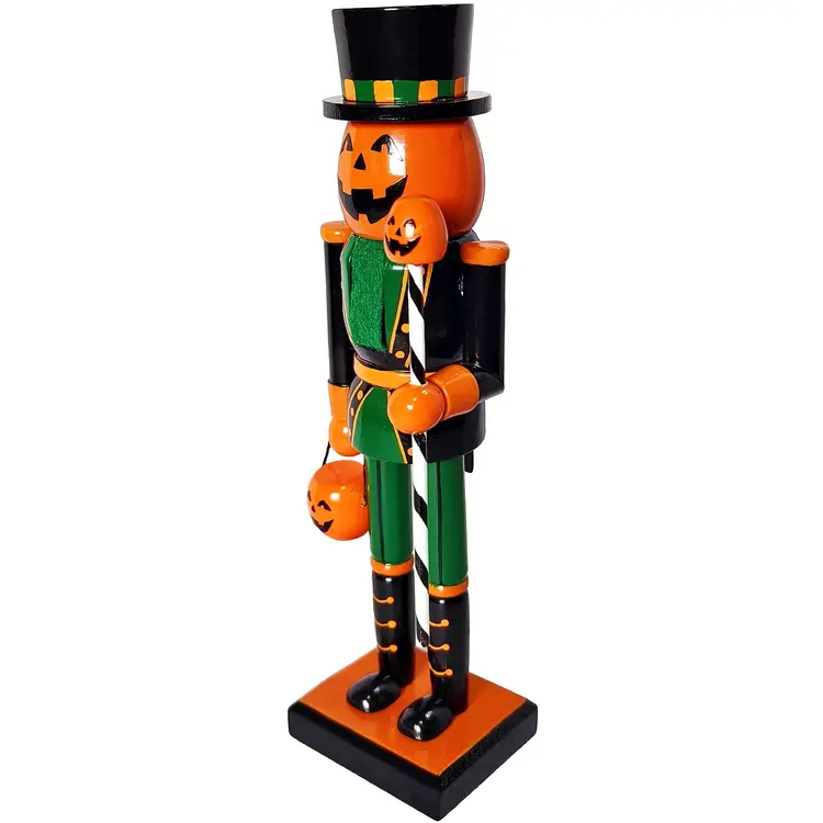 Santa’s Workshop Jack 'O Lantern Nutcracker