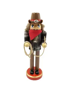 Santa’s Workshop Lassoing Cowboy Nutcracker