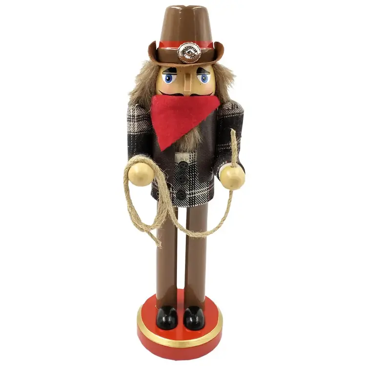 Santa’s Workshop Lassoing Cowboy Nutcracker