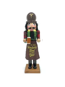 Santa’s Workshop Wonderful Time for a Beer Nutcracker