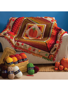 Sirdar Pumpkin Spice Blanket