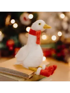 The Crafty Kit Company Winter Goose Needle Felting Kit