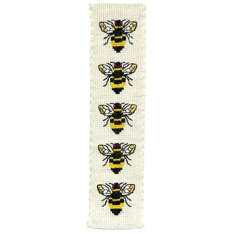 The Crafty Kit Company Buzzy Bees Cross Stitch Bookmark Kit