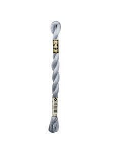 DMC Pearl Cotton #5 | 415 (Metallic Chrome)