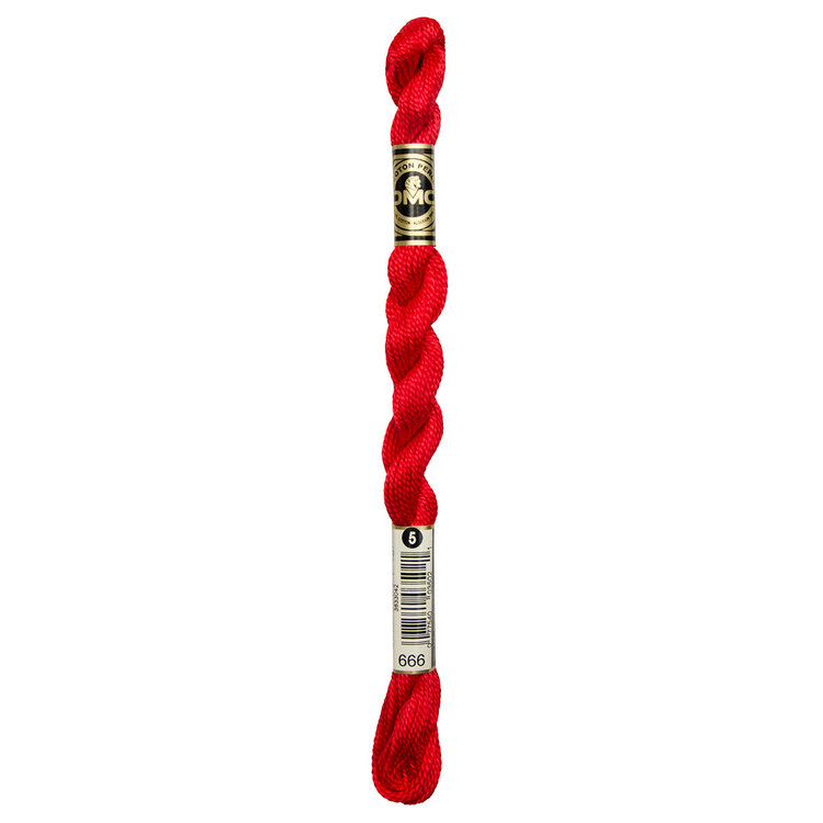 DMC Pearl Cotton #5 | 666 (Scarlet)