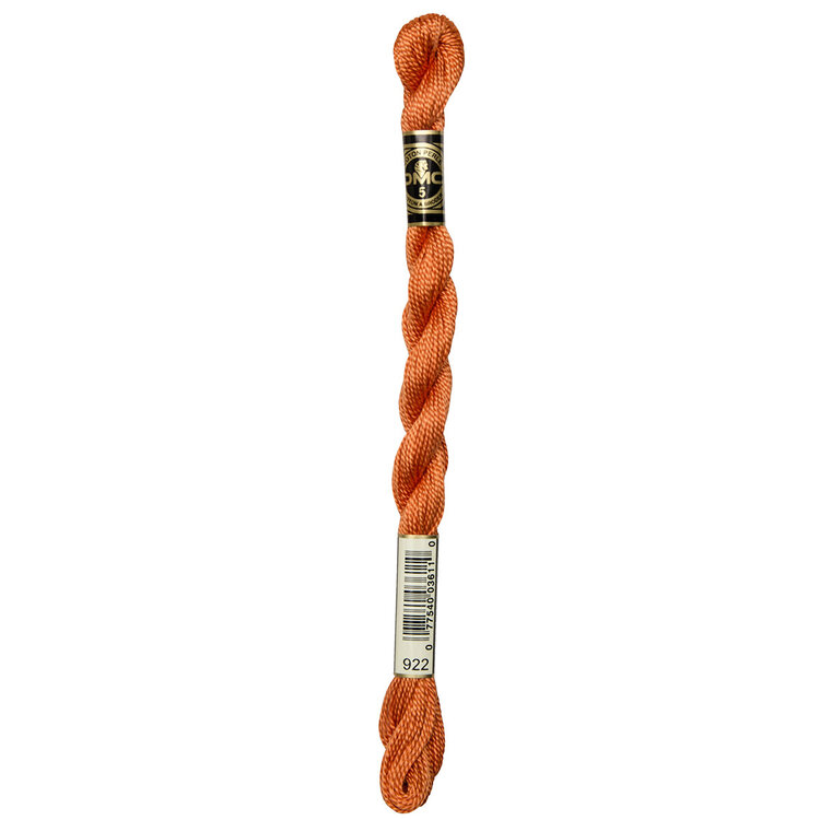 DMC Pearl Cotton #5 | 922 (Terra Cotta)
