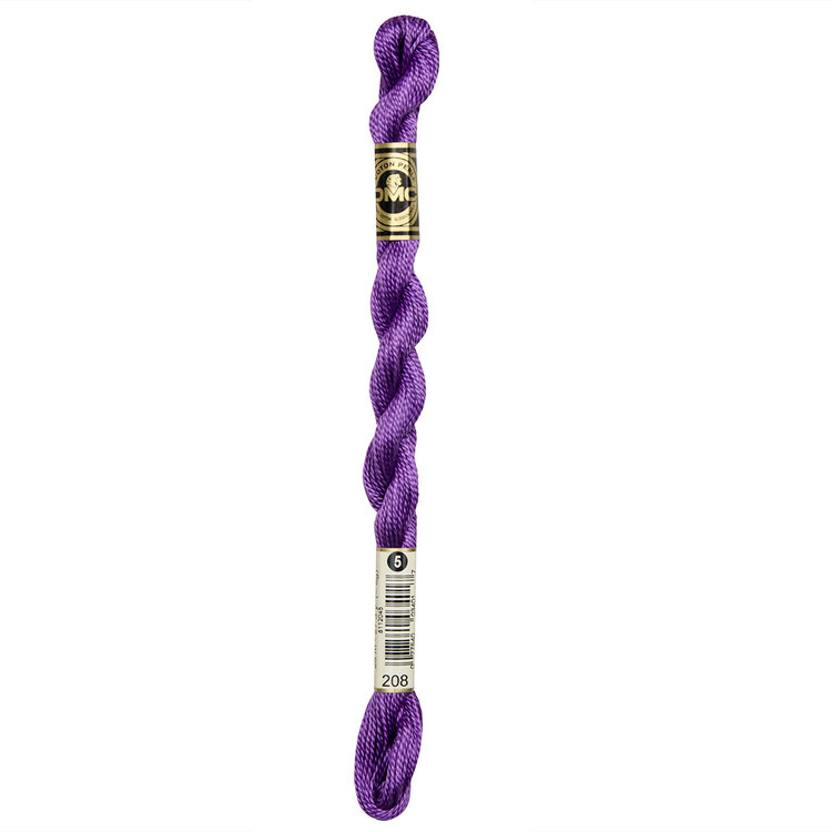 DMC Pearl Cotton #5 | 208 (Pansy)