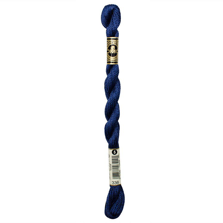 DMC Pearl Cotton #5 | 336 (Indigo Blue)