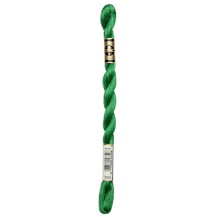 DMC Pearl Cotton #5 | 701 (Grass)