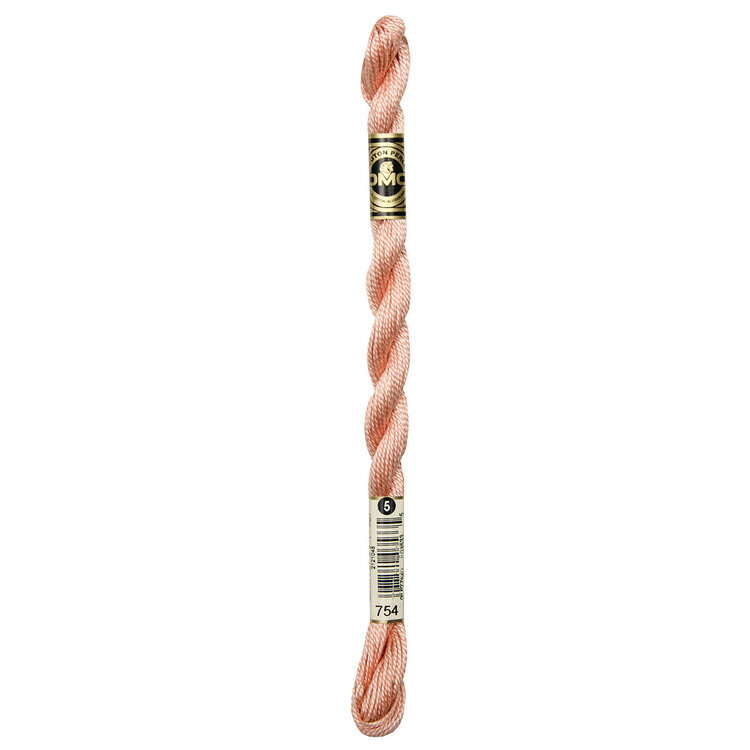 DMC Pearl Cotton #5 | 754 (Beige Rose)