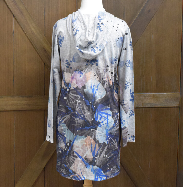 Inoah Icy Blue Hoodie
