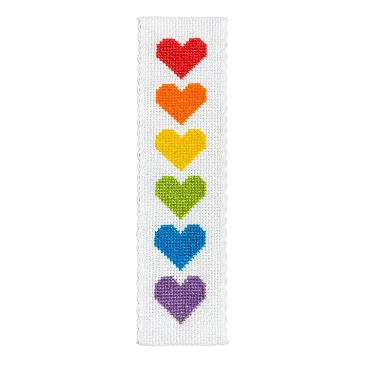 The Crafty Kit Company Love Story Cross Stitch Bookmark Kit